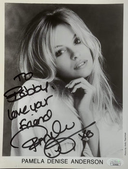 Pamela Anderson Autographed 8X10 Celebrity Photo (Jsa)