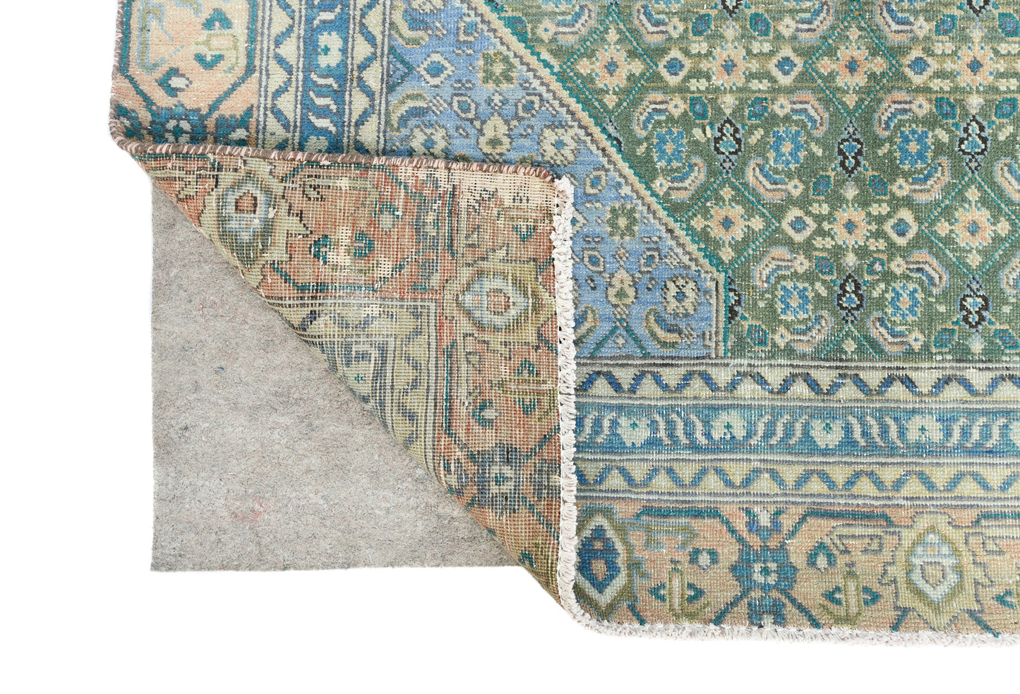 6X9 Ft Semi-Antique Distressed Vintage Oriental