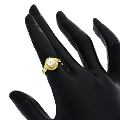 Tiffany&Co.   Ring Akoya Pearl Pearl K18 Yellow
