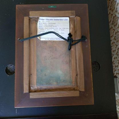 19Th Century British Oil Painting Landscape A. Carruthers Gould Original W/ Coa