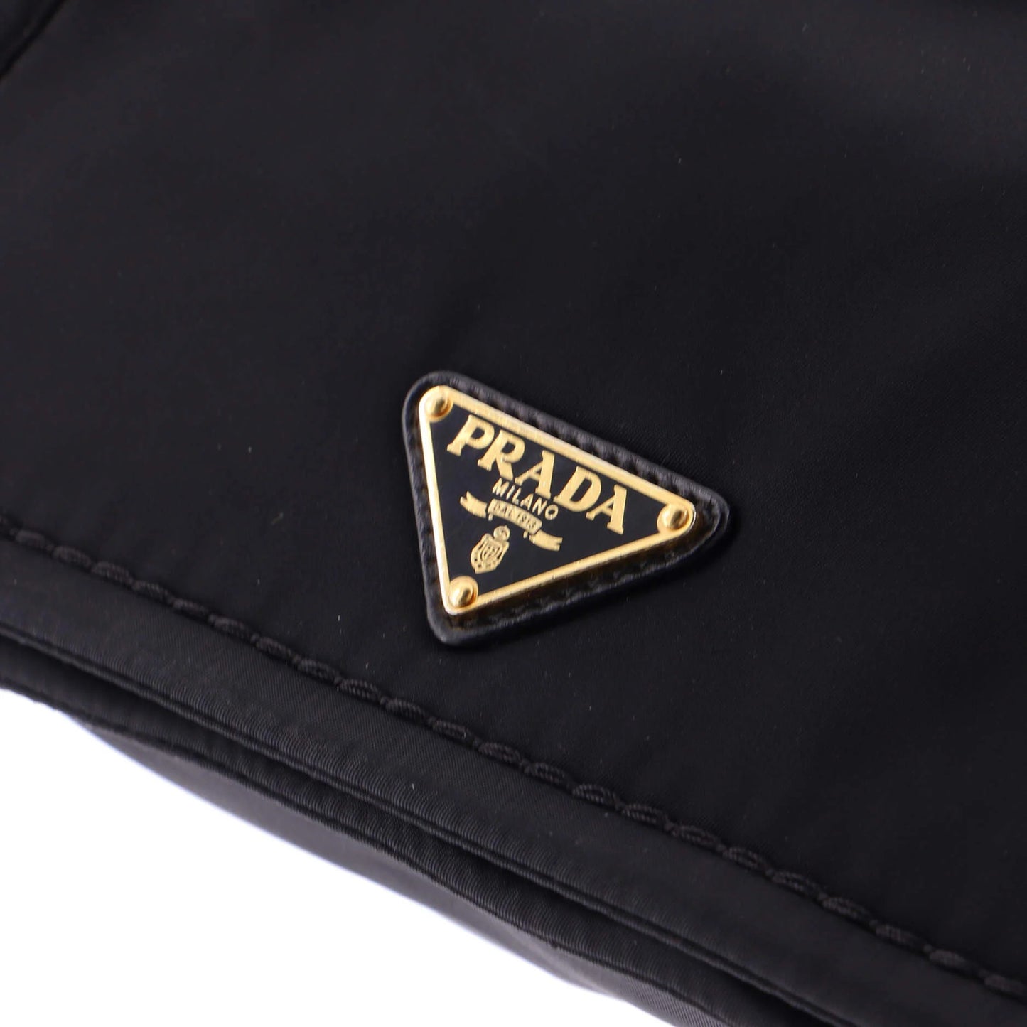 Prada Padded Chain Flap Bag Tessuto Medium