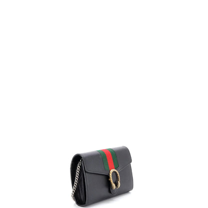 Gucci Dionysus Web Chain Wallet Leather Small