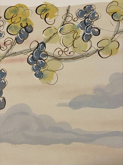 Serge Marjisse Original Lithograph Print Ed250 Signed Framed French Art