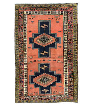 Handmade Farmho Boho Tribal Oriental Rug