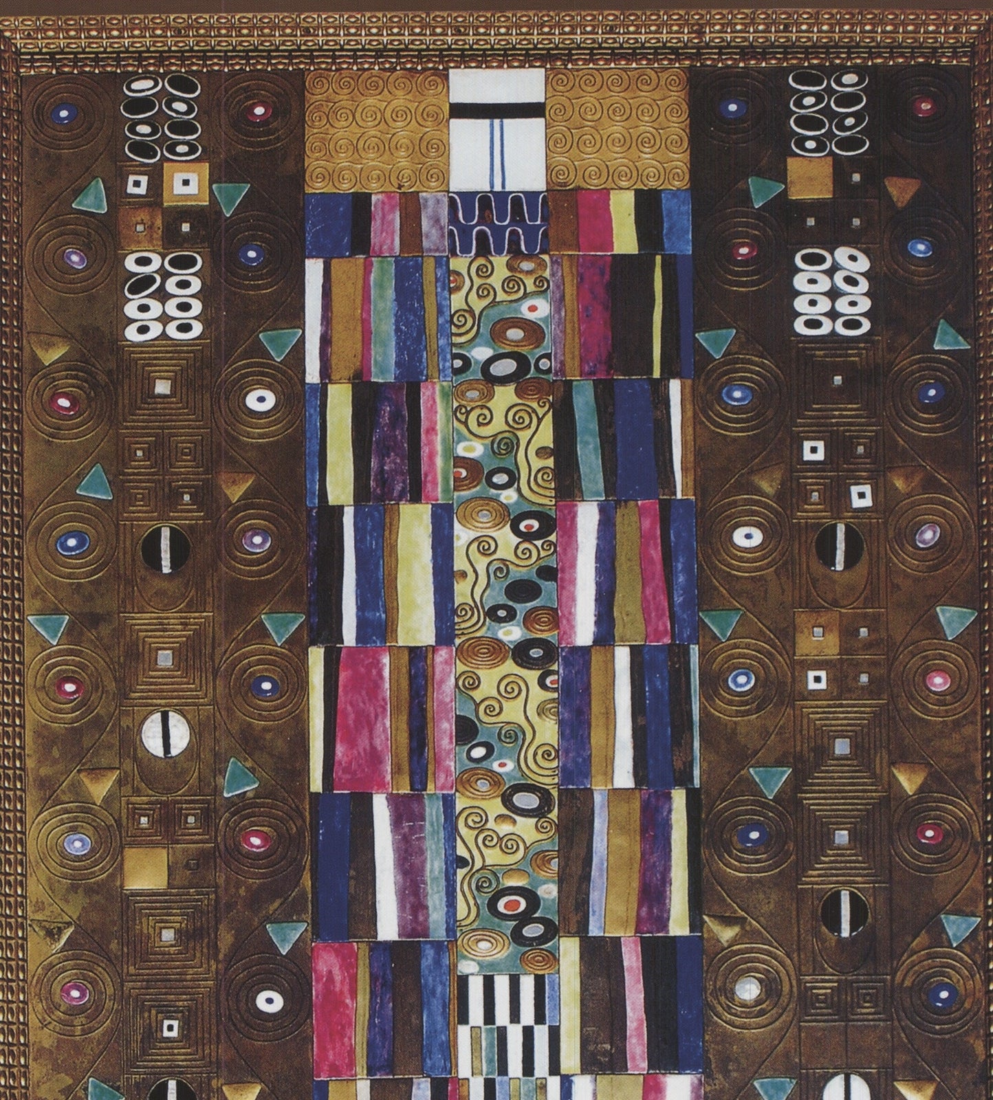 Gustav Klimt Dekoratives Panneau " Offset Lithograph