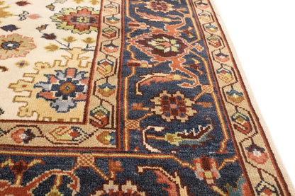 Handmade Vintage Oriental Rug Classic Design