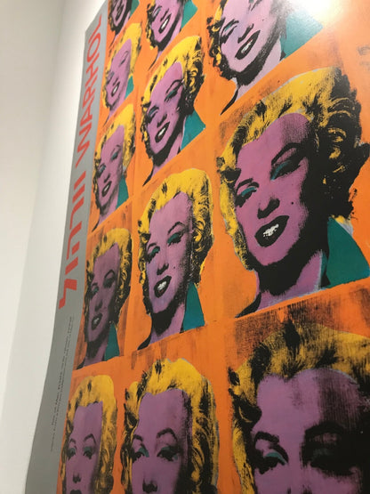 27" Andy Warhol Tel Aviv Israel 1992 Exhibition Poster Marilyn Monroe 39" x