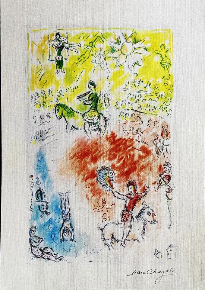 Marc Chagall Sorlier Lithograph Hand Numbered