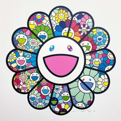 Takashi Murakami Entrance Ceremony Silkscreen Edition Autographed ED100