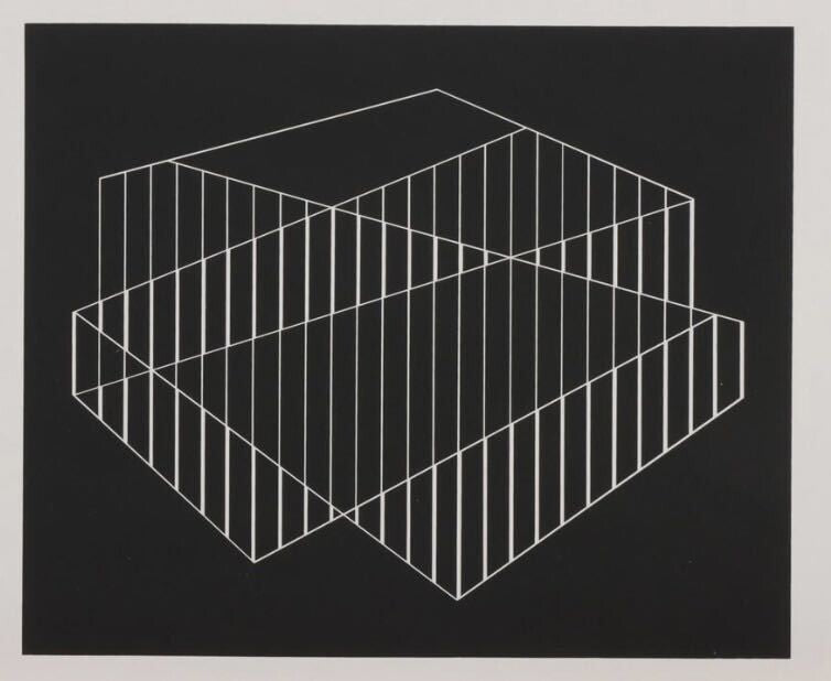 Josef Albers - Formulation : Articulation Serigraph Abstract Art Print Framed