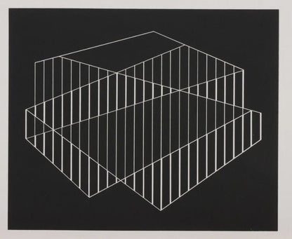 Josef Albers - Formulation : Articulation Serigraph Abstract Art Print Framed