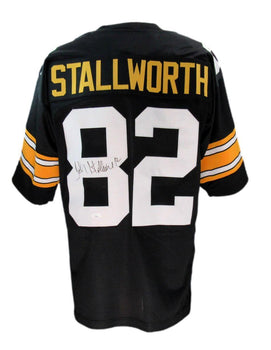 John Stallworth Steelers Signed Black Jersey Jsa