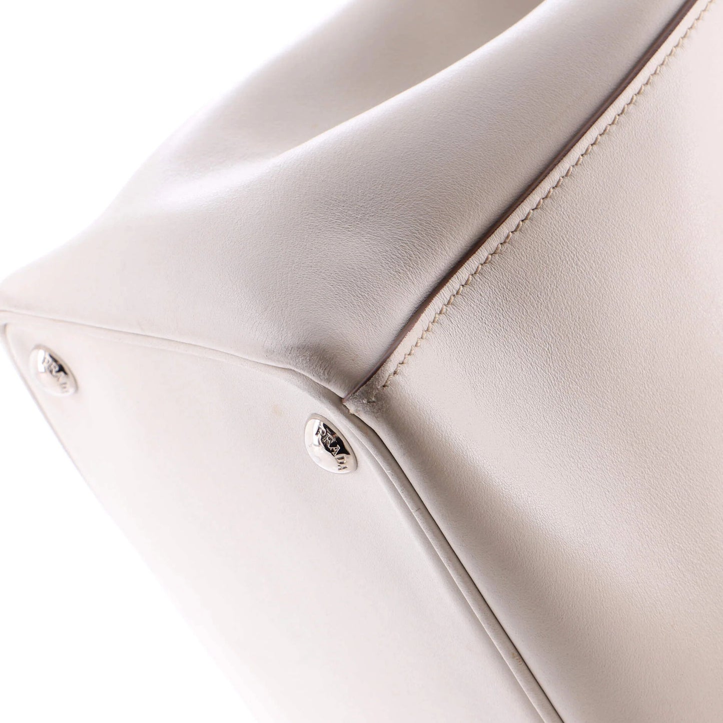 Prada Double Zip Lux Tote Saffiano Leather Medium