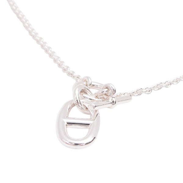 Herms Amulette Chane D'Ancre Necklace Sv925 Silver