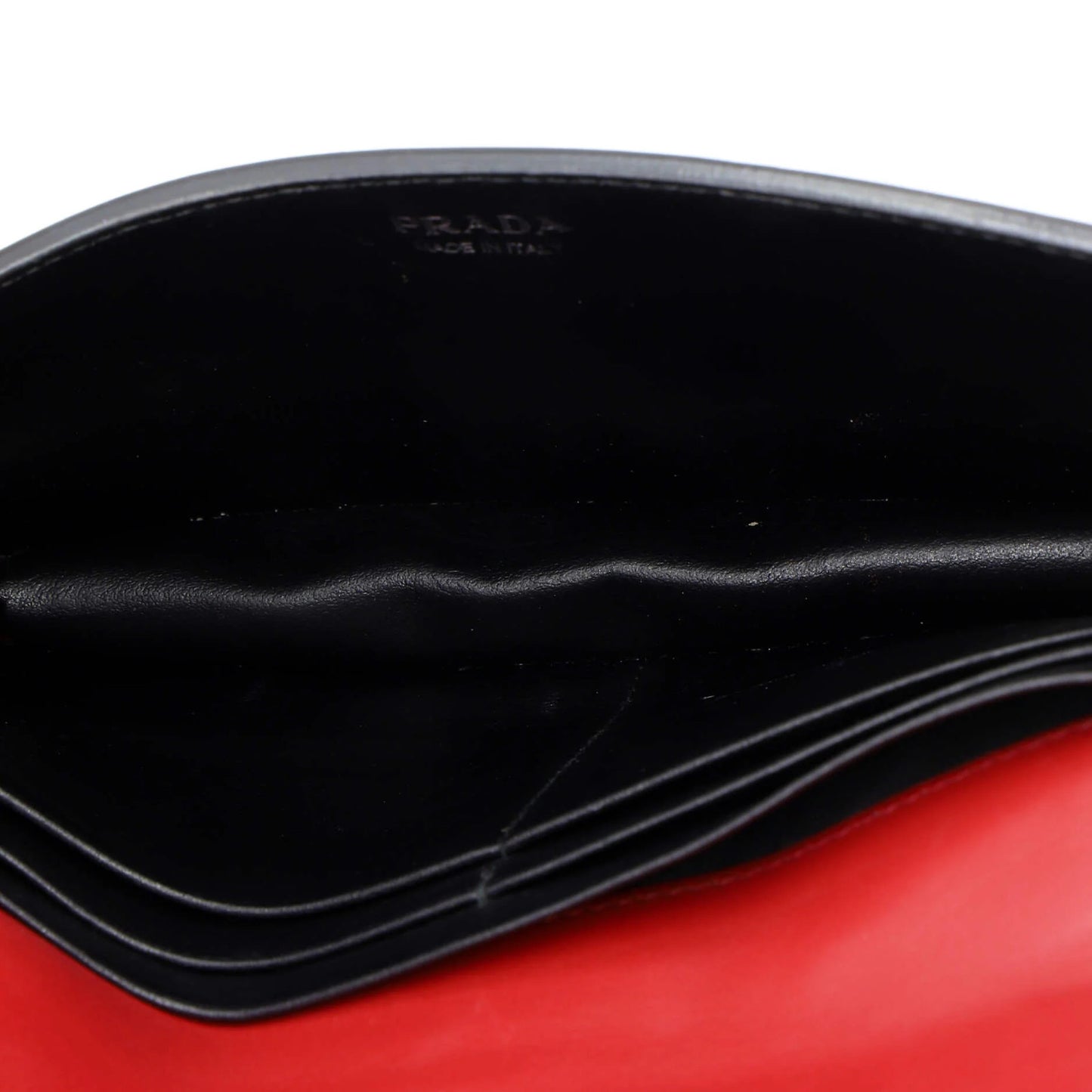 Prada Elektra Wallet On Chain Studded Leather