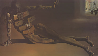 Salvador Dali The Anthropomorphic Cabinet " Offset Lithograph