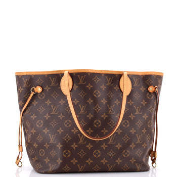 Louis Vuitton Neverfull Nm Tote Monogram Canvas Mm