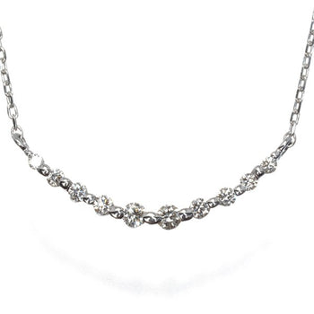 Vendome Necklace Diamond K10 750 White Gold