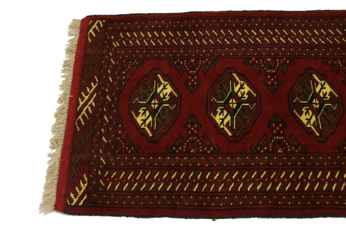 Handmade Farmhouse Tribal Design Runner Rug Oriental Hallway Carpet 2'4X9'7 ft