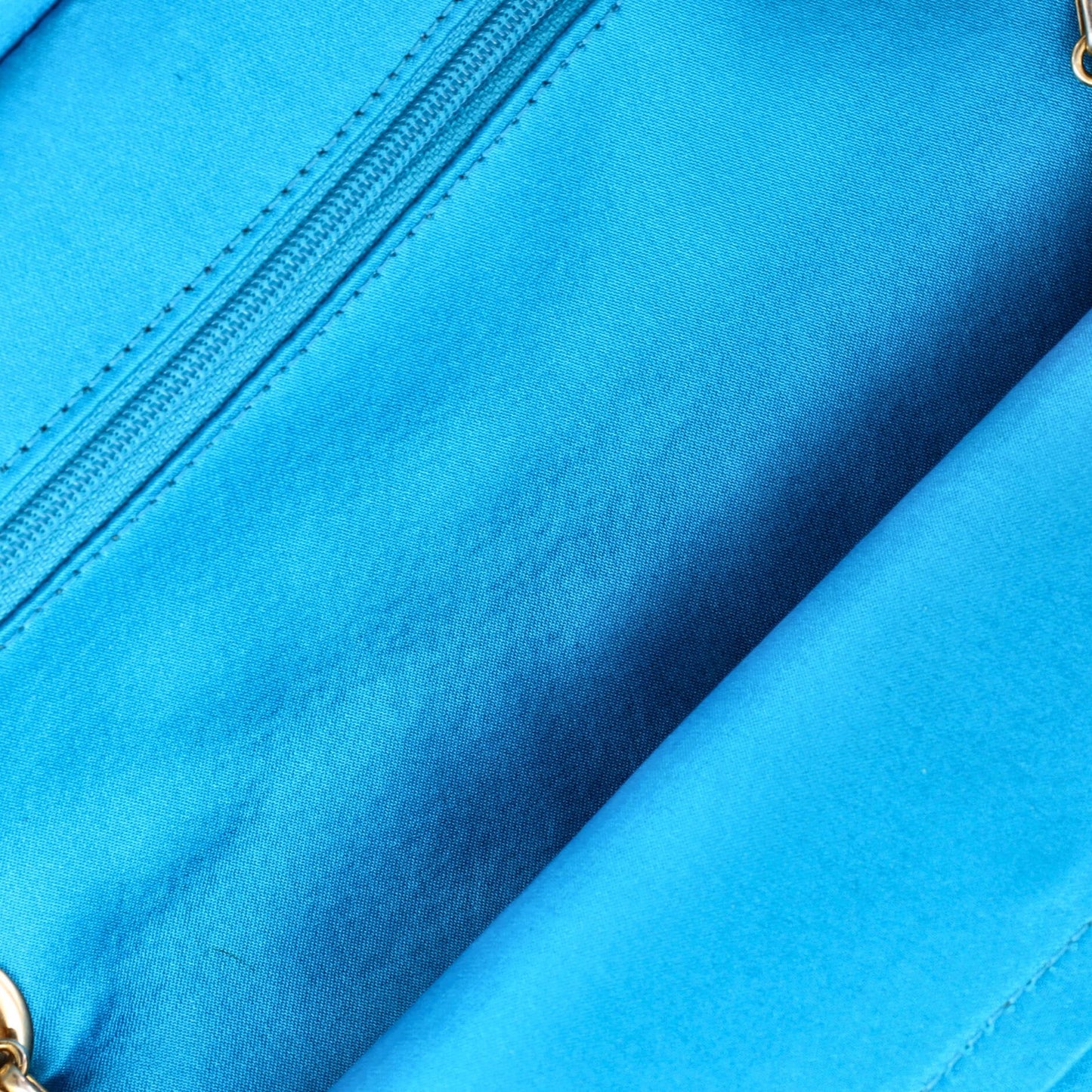 Chanel Reissue 2.55 Flap Bag Crocodile Quilted Satin East West