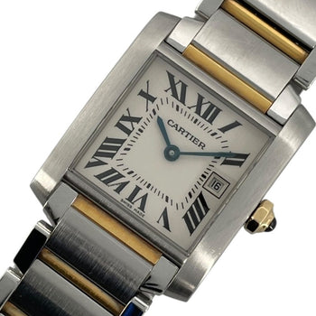 Cartier Tank Franaise Mm W51012Q4 White K18/Ss
