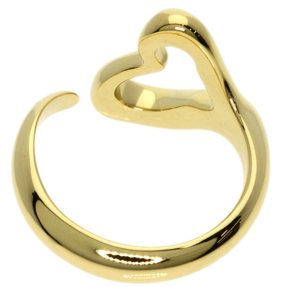 TIFFANY&Co.   Ring Open heart K18 Yellow Gold