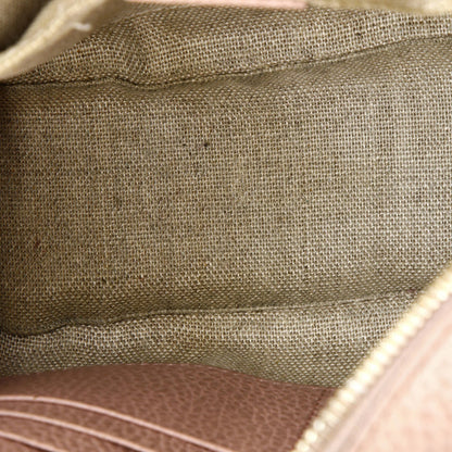 Gucci Bree Disco Crossbody Bag Gg Canvas With Leather Mini