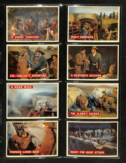 1956 Topps Davy Crockett Card Complete Orange Back Set (1-80) Tv Show 195879