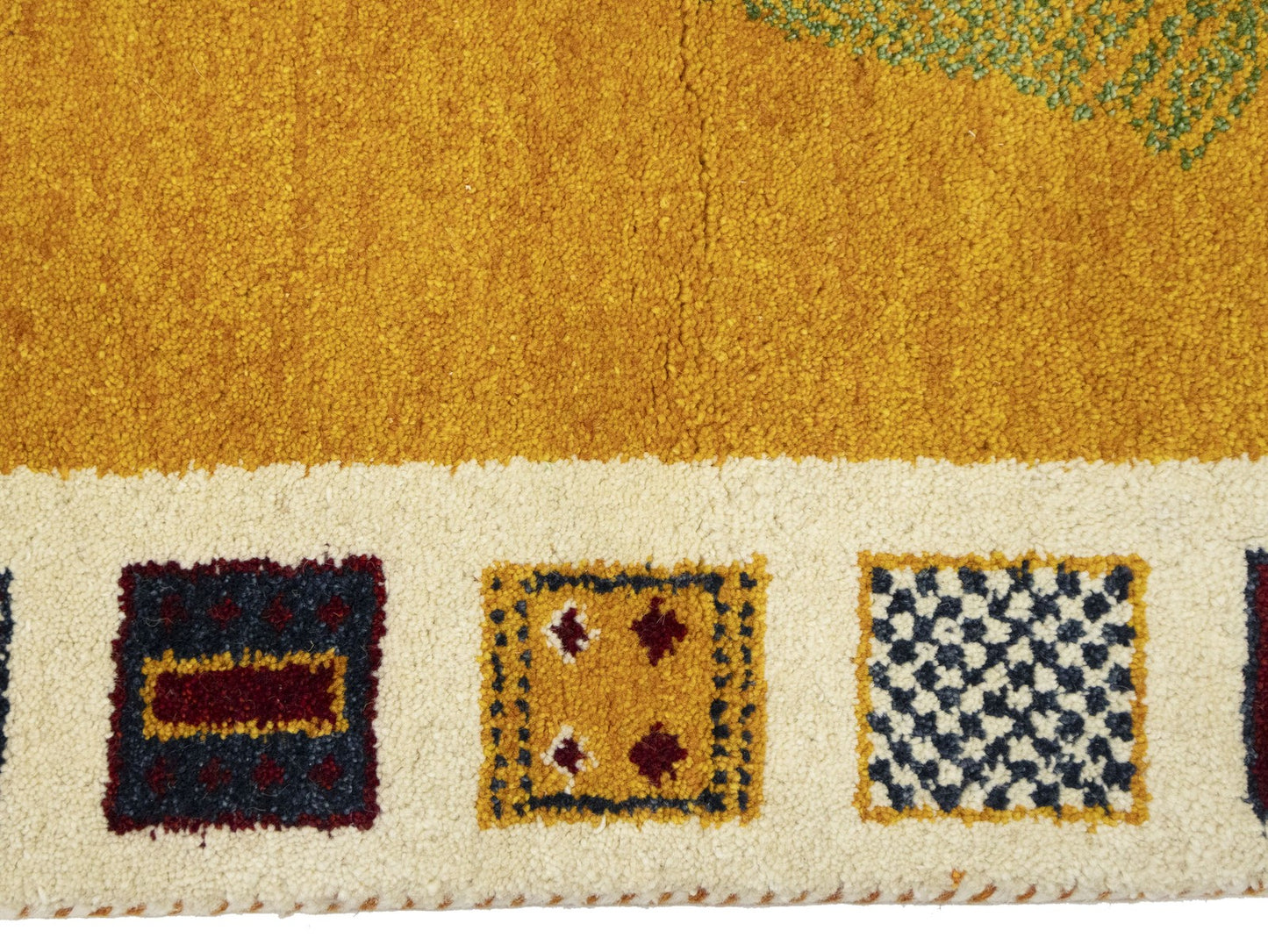 Decor Handmade Indo-Gabbeh Rug 4X6 Modern Bordered Oriental Carpet Entryway