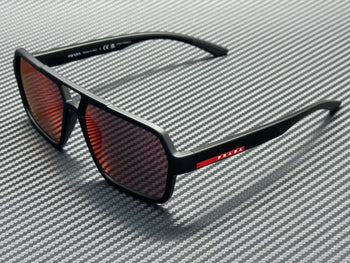 Prada Linea Rossa Ps A06S Dg008F Black Rubber Red