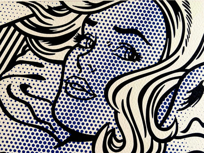 Roy Lichtenstein Lithograph Signed and Numbered with Robert Indiana