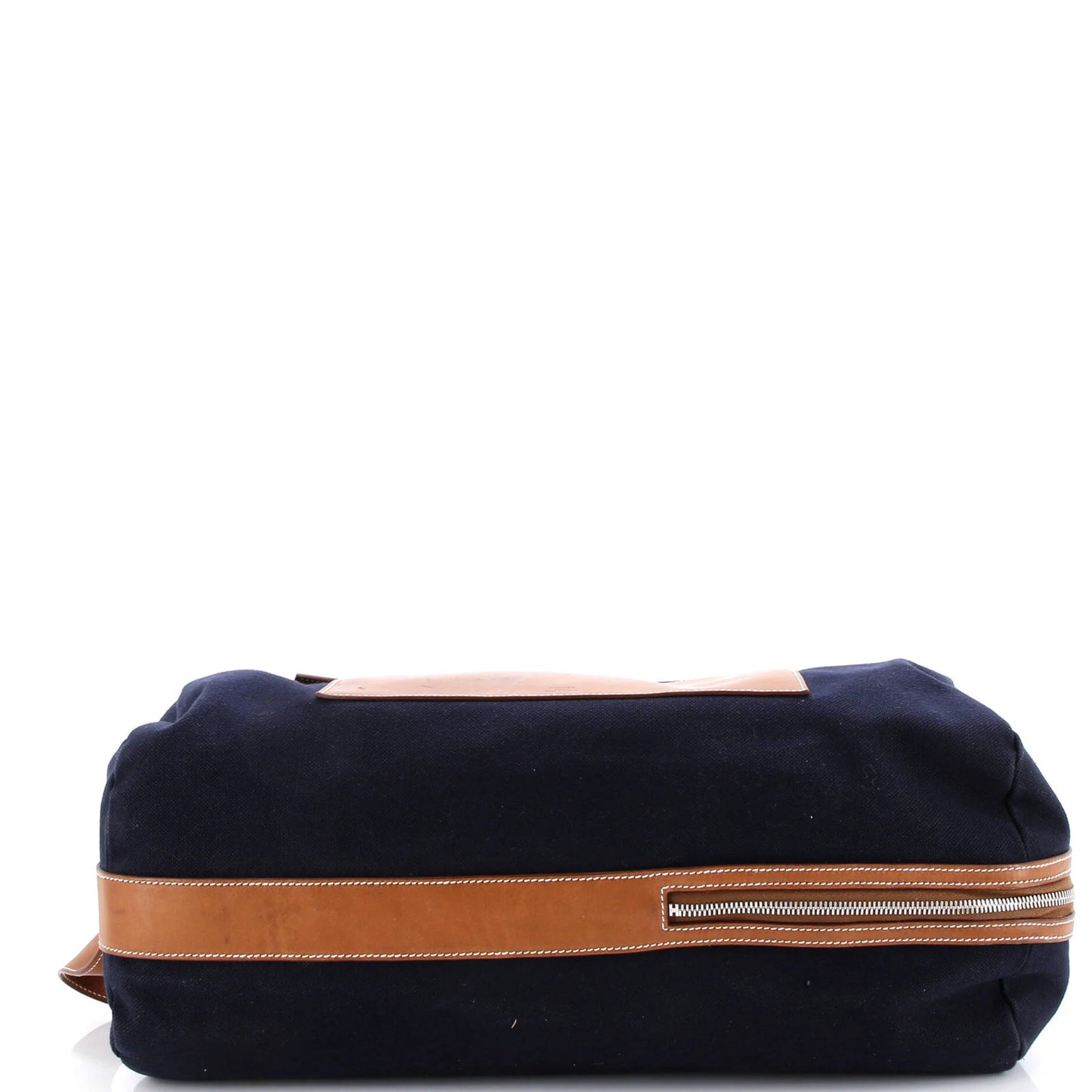 Hermes Odyssee Terre Duffle Bag Canvas With Leather