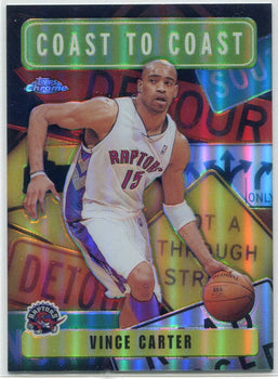 Vince Carter 2002 - 2003 Topps Chrome Coast To