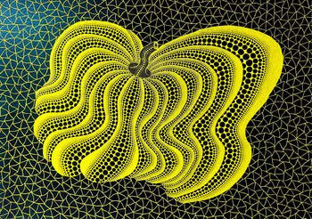 Yayoi Kusama Lithograph Mori Museum Coa Numbered Limited A 200