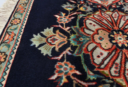 2X3 Ft Small Classic Floral Oriental Rug Entryway