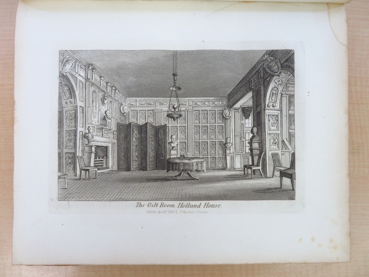 History And Antiquities Of Kensington D. Jaques, London (Chelsea)  1St Edition