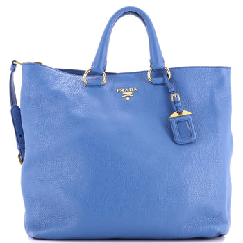 Prada Convertible Shopper Tote Vitello Daino Large