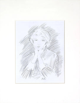 Paul Helleu Portrait (After) Signed 