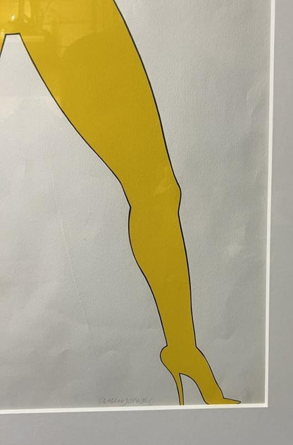 Jones Allen ED200 Pour 1965 Autograph Lithograph Les