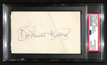 Deforest Kelley Signed 3X5 Index Card 