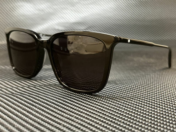 MONT BLANC MB0084SK 001 Black Rectangle 56 mm Men's Sunglasses