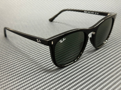 RAY BAN RB2210 901 31 Black Green Unisex 53 mm Sunglasses