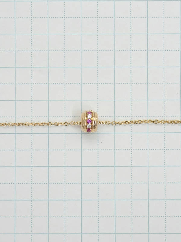 Piaget K18Pg Possession Necklace With Sapphire And Diamond