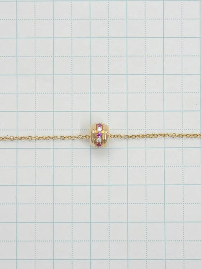 Piaget K18Pg Possession Necklace With Sapphire And Diamond