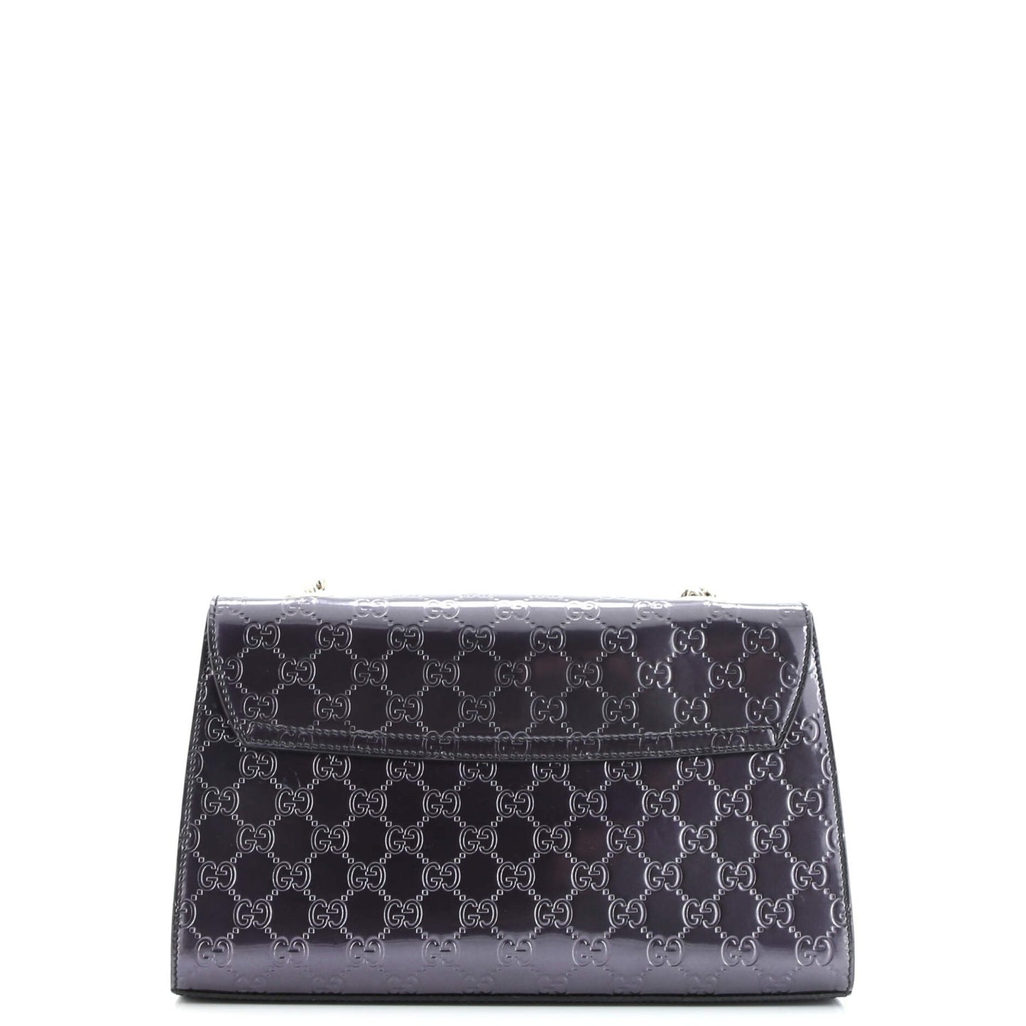 Gucci Emily Chain Flap Bag Guccissima Patent Medium