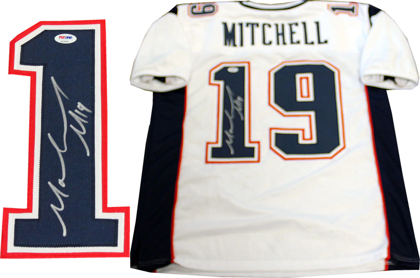 Malcolm Mitchell Autographed New England Patriots Custom White Jersey (Psa)