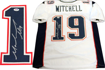Malcolm Mitchell Autographed New England Patriots Custom White Jersey (Psa)
