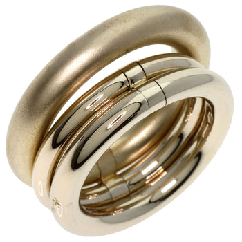 Pomellato   Ring 3 stations K18 Yellow Gold