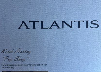 Keith Haring Lithograph From A Painting