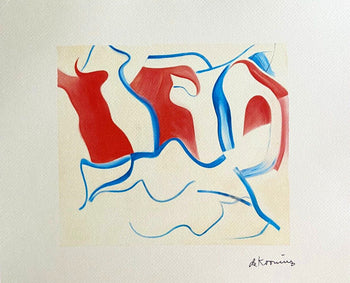 Willem De Kooning Lithograph Guggenheim Museum